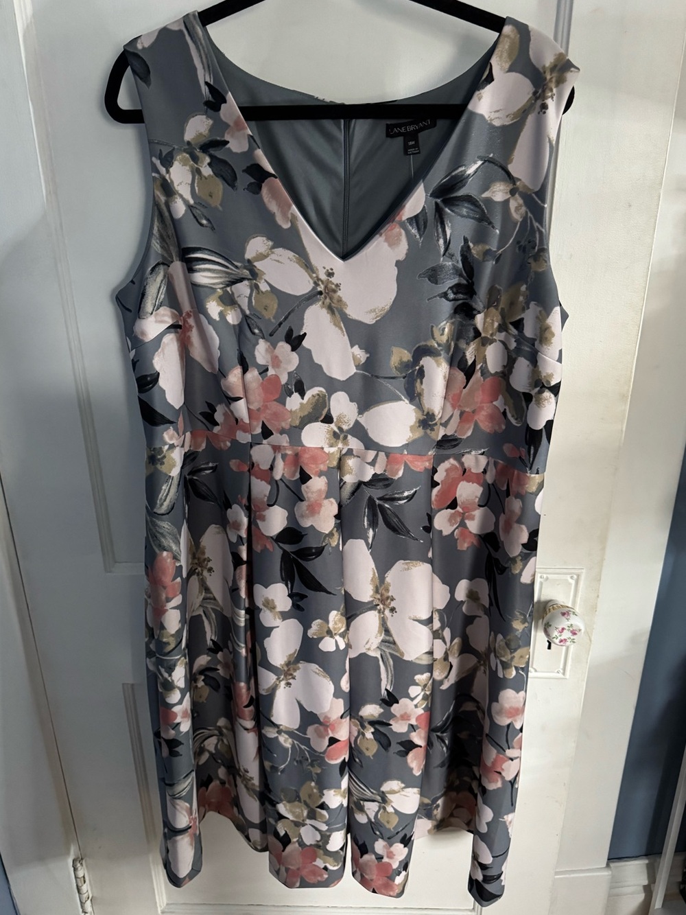 NWT Sz 18W Lane Bryant Floral Dress